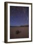 Star Trails at the Racetrack Playa in Death Valley National Park, California-null-Framed Photographic Print