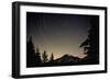 Star Trails Circle Above Mount Rainier-null-Framed Photographic Print