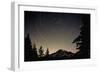 Star Trails Circle Above Mount Rainier-null-Framed Photographic Print