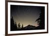 Star Trails Circle Above Mount Rainier-null-Framed Photographic Print