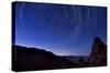 Star Trails from a Vista in Anza Borrego Desert State Park, California-null-Stretched Canvas