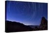 Star Trails from a Vista in Anza Borrego Desert State Park, California-null-Stretched Canvas