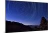 Star Trails from a Vista in Anza Borrego Desert State Park, California-null-Mounted Photographic Print