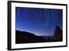 Star Trails from a Vista in Anza Borrego Desert State Park, California-null-Framed Photographic Print