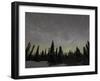 Star Trails, Milky Way and Green Aurora-Stocktrek Images-Framed Photographic Print