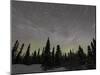 Star Trails, Milky Way and Green Aurora-Stocktrek Images-Mounted Photographic Print