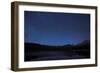 Star Trails over a Lake-W. Perry Conway-Framed Photographic Print