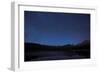 Star Trails over a Lake-W. Perry Conway-Framed Photographic Print