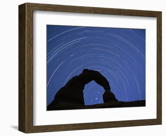 Star Trails over Delicate Arch-Paul Souders-Framed Photographic Print