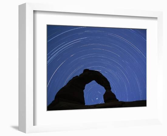 Star Trails over Delicate Arch-Paul Souders-Framed Photographic Print