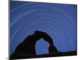 Star Trails over Delicate Arch-Paul Souders-Mounted Photographic Print