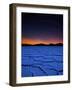 Star Trails Over Salt Pan-Bill Ross-Framed Photographic Print