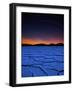 Star Trails Over Salt Pan-Bill Ross-Framed Photographic Print