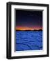 Star Trails Over Salt Pan-Bill Ross-Framed Photographic Print