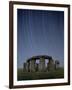 Star Trails Over Stonehenge-David Parker-Framed Photographic Print