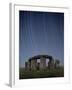 Star Trails Over Stonehenge-David Parker-Framed Photographic Print