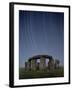 Star Trails Over Stonehenge-David Parker-Framed Photographic Print