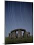 Star Trails Over Stonehenge-David Parker-Mounted Photographic Print