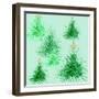 Star Trees-Anna Platts-Framed Giclee Print