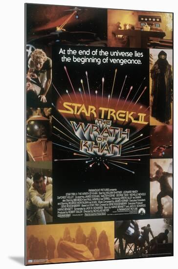 Star Trek II: The Wrath of Khan - One Sheet-Trends International-Mounted Poster