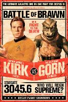 Star Trek- Kirk vs Gorn Stardate 3045.6-null-Lamina Framed Poster