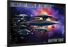 Star Trek- Ships Of The Line-null-Lamina Framed Poster