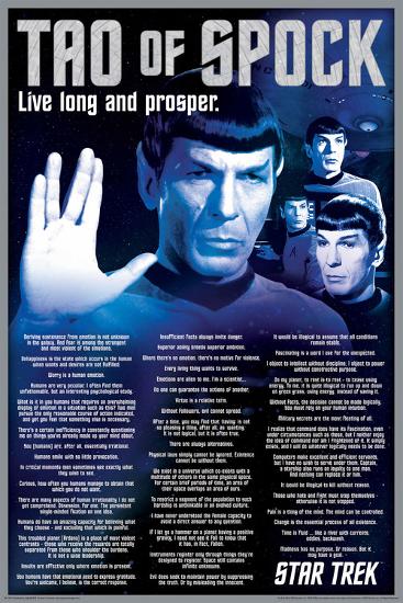 Star Trek- Tao Of Spock-null-Lamina Framed Poster