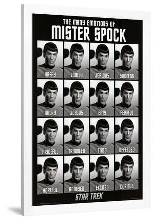TV Poster 24x36 MINT ROLLED EMOTIONS OF SPOCK STAR TREK TOS Classic 