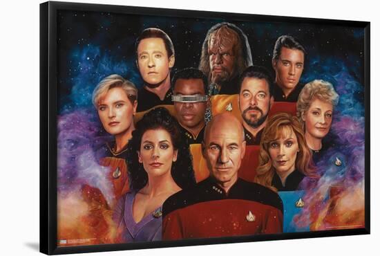 Star Trek: The Next Generation - Nicky Barkla Illustration-Trends International-Framed Poster