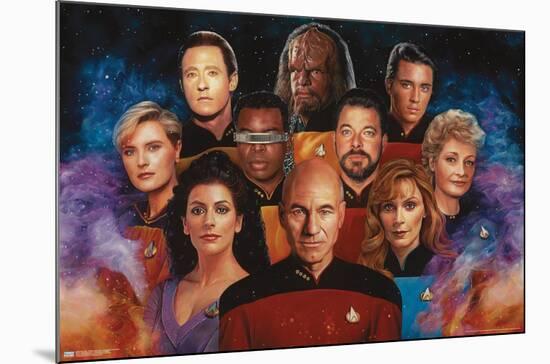 Star Trek: The Next Generation - Nicky Barkla Illustration-Trends International-Mounted Poster