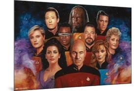 Star Trek: The Next Generation - Nicky Barkla Illustration-Trends International-Mounted Poster