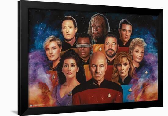 Star Trek: The Next Generation - Nicky Barkla Illustration-Trends International-Framed Poster