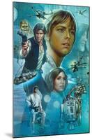 Star Wars: A New Hope - Celebration Mural-Trends International-Mounted Poster