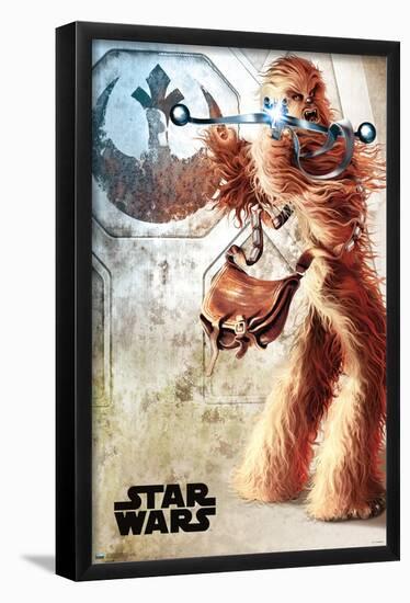 Star Wars: A New Hope - Chewy-Trends International-Framed Poster