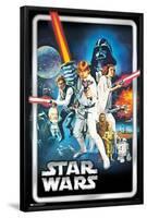 Star Wars: A New Hope - Classic Pose-Trends International-Framed Poster