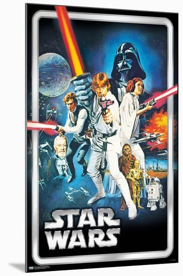 Star Wars: A New Hope - Classic Pose-Trends International-Mounted Poster
