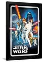 Star Wars: A New Hope - Classic Pose-Trends International-Framed Poster