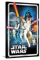 Star Wars: A New Hope - Classic Pose-Trends International-Stretched Canvas