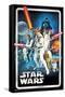Star Wars: A New Hope - Classic Pose-Trends International-Framed Stretched Canvas