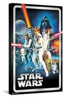 Star Wars: A New Hope - Classic Pose-Trends International-Stretched Canvas