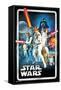Star Wars: A New Hope - Classic Pose-Trends International-Framed Stretched Canvas