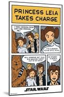 Star Wars: A New Hope - Comic Panel-Trends International-Mounted Poster