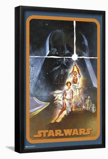 Star Wars: A New Hope - Galaxy Pose-Trends International-Framed Poster