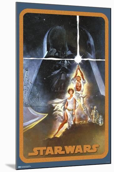 Star Wars: A New Hope - Galaxy Pose-Trends International-Mounted Poster