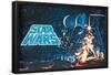 Star Wars: A New Hope - Horizontal Banner-Trends International-Framed Poster