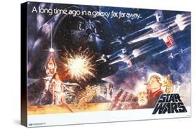 Star Wars: A New Hope - Horizontal One Sheet-Trends International-Stretched Canvas