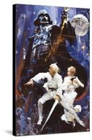 Star Wars: A New Hope - Illustrated One Sheet-Trends International-Stretched Canvas