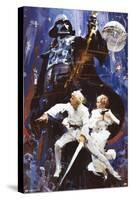 Star Wars: A New Hope - Illustrated One Sheet-Trends International-Stretched Canvas