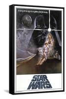 Star Wars: A New Hope - One Sheet B (No Billing Block)-Trends International-Framed Stretched Canvas