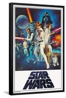 Star Wars: A New Hope - One Sheet (No Billing Block)-Trends International-Framed Poster